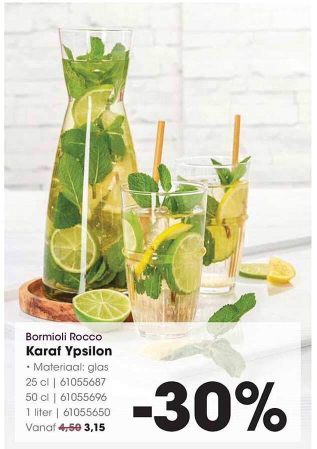 Bormioli Rocco Karaf Ypsilon -30%