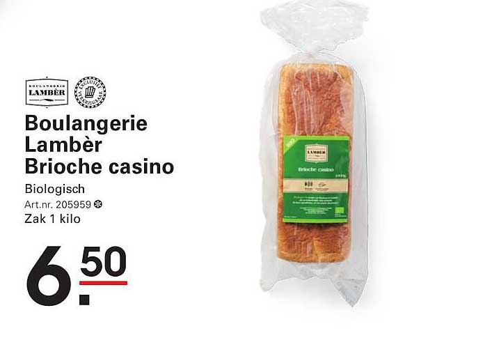 Boulangerie Lambèr Brioche casino