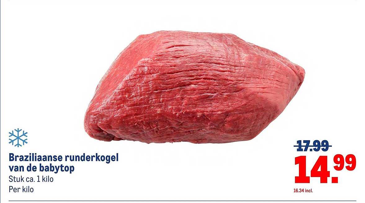 Braziliaanse runderkogel van de babytop