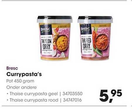 Bresc Currypasta’s