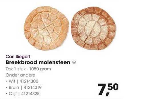 Carl Siegert Breekbrood molensteen