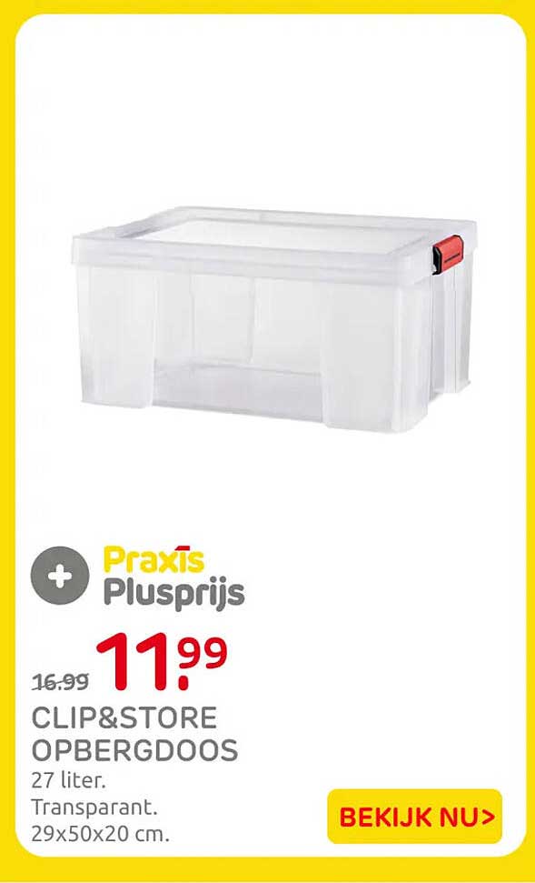 CLIP&STORE OPBERGDOOS