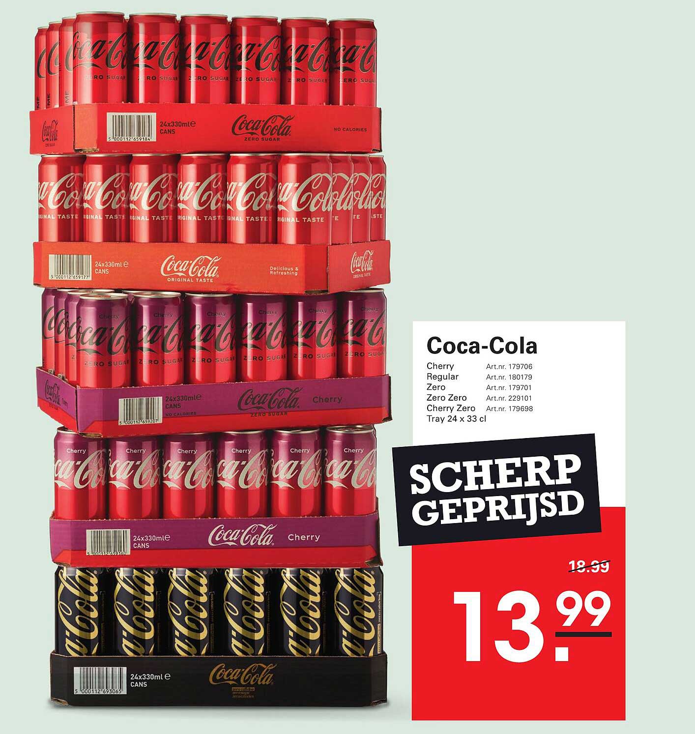 Coca-Cola Scherp geprijsd