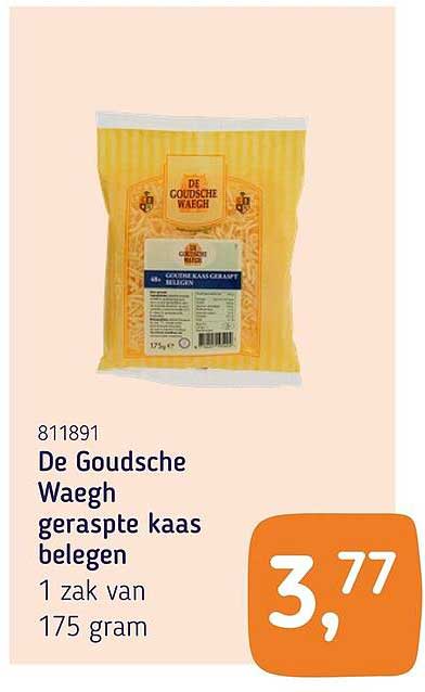 De Goudsche Waagh geraspte kaas belegen