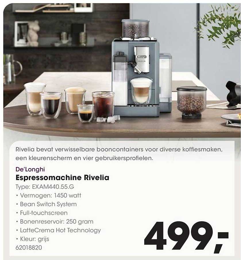 De’Longhi Espressomachine Rivelia