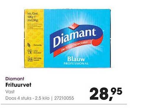 Diamant Frituurvet Vast