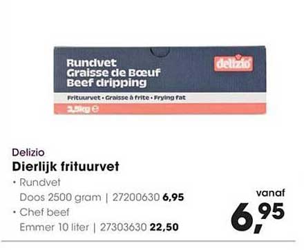 Dierlijk frituurvet