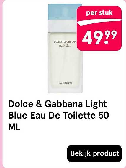 Dolce & Gabbana Light Blue Eau De Toilette 50 ML