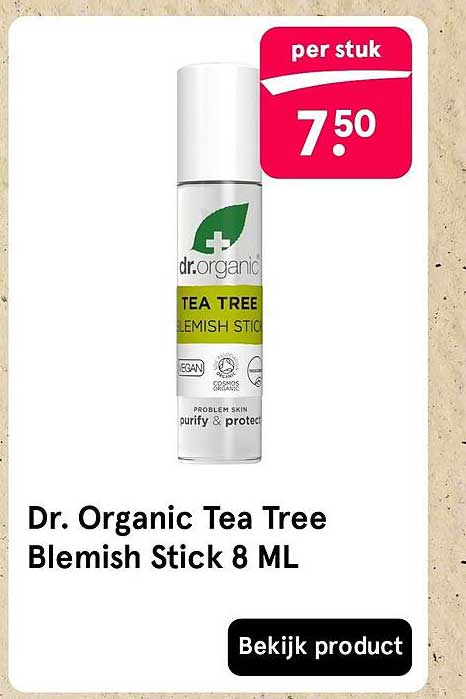 Dr. Organic Tea Tree Blemish Stick 8 ML