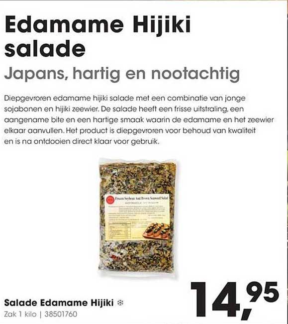 Edamame Hijiki salade