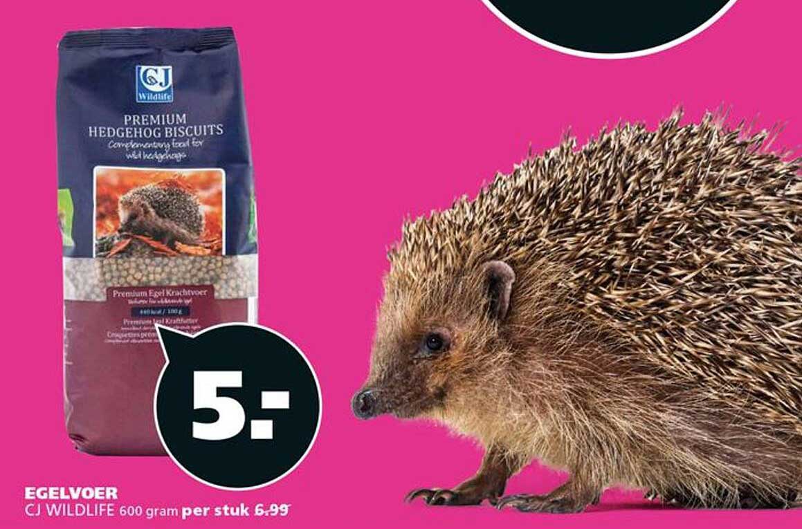 EGELVOER CJ WILDLIFE 600 gram per stuk 6.99