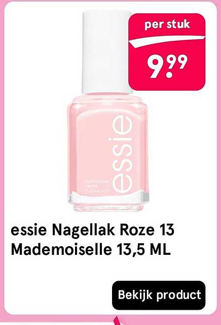 essie Nagellak Roze 13 Mademoiselle 13,5 ML
