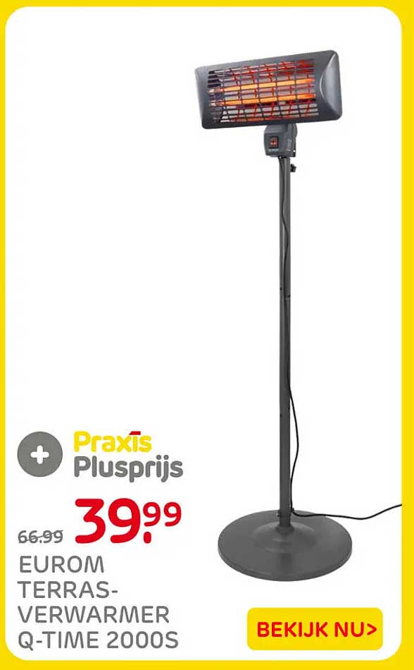 EUROM TERRASVERWARMER Q-TIME 2000S