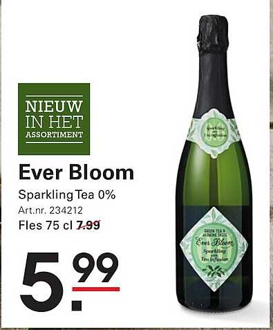 Ever Bloom Sparkling Tea 0%