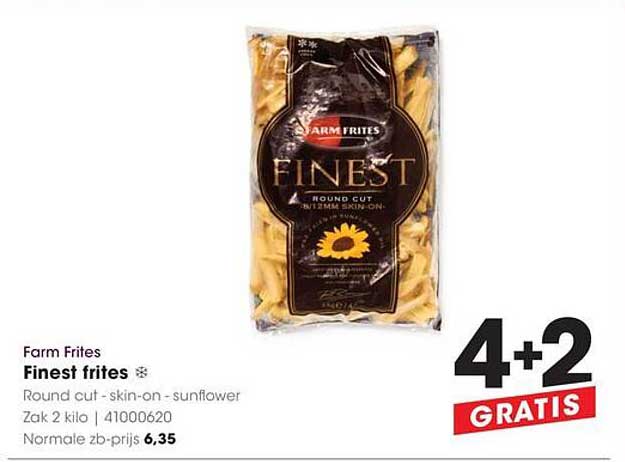 Farm Frites Finest frites 4+2 GRATIS