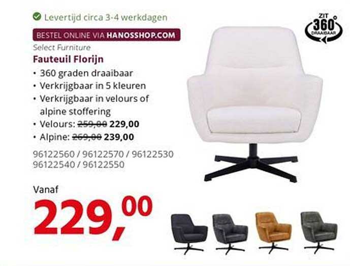 Fauteuil Florijn