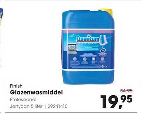 Finish Glazenwasmiddel Professional Jerrycan 5 liter | 29241410