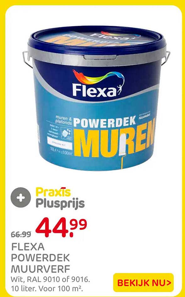 FLEXA POWERDEK MUURVERF