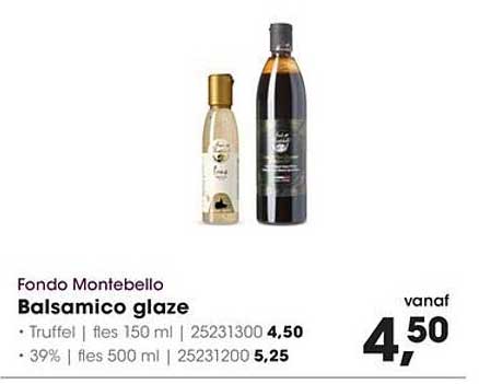 Fondo Montebello Balsamico glaze