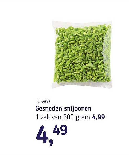 Gesneden snijbonen