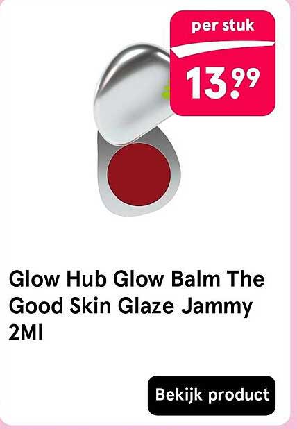 Glow Hub Glow Balm The Good Skin Glaze Jammy 2Ml