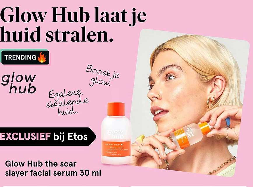 Glow Hub laat je huid stralen.