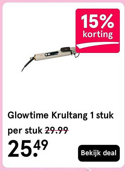 Glowtime Krultang 1 stuk per stuk 15% korting