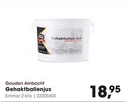 Gouden Ambacht Gehaktballenjus