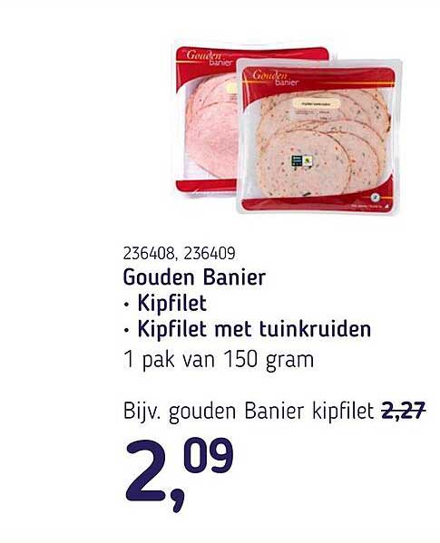 Gouden Banier - Kipfilet - Kipfilet met tuinkruiden