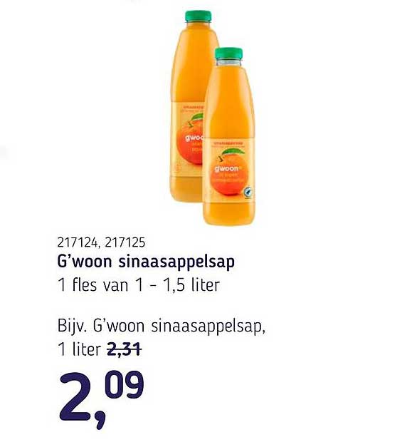 G’woon sinaasappelsap