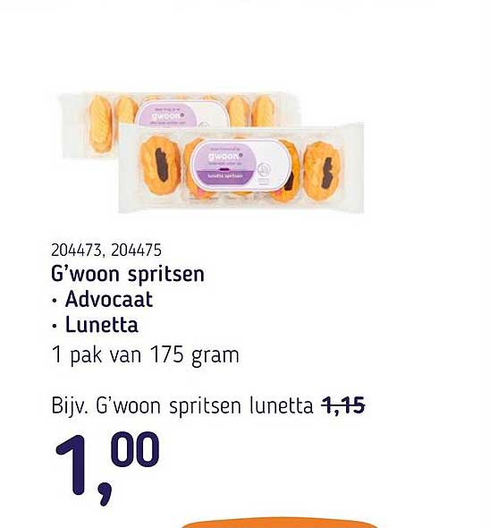 G’woon spritsen • Advocaat • Lunetta