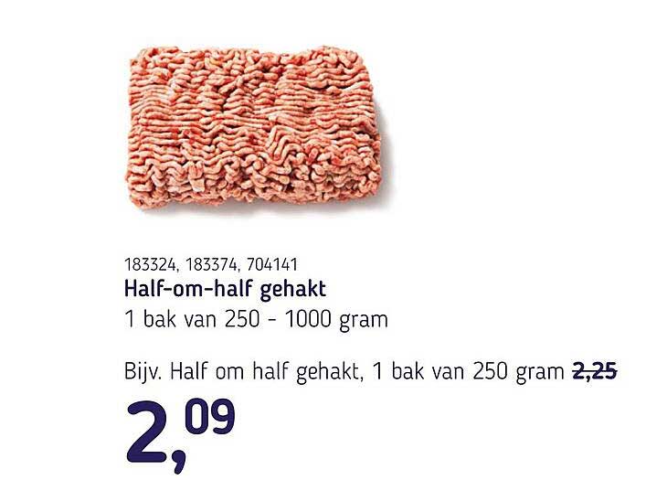 Half-om-half gehakt