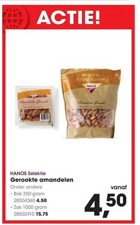 HANOS Selectie Gerookte amandelen