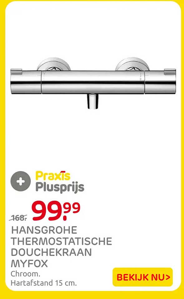 HANSGROHE THERMOSTATISCHE DOUCHEKRAAN MYFOX