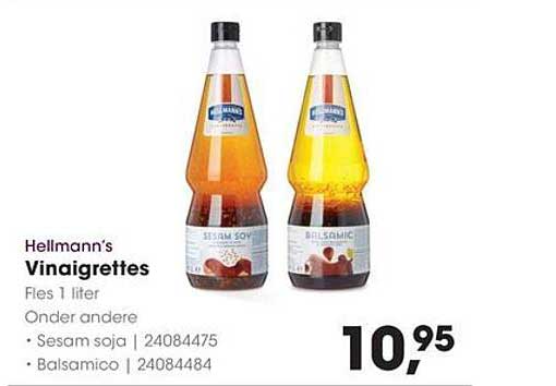 Hellmann's Vinaigrettes Fles 1 liter