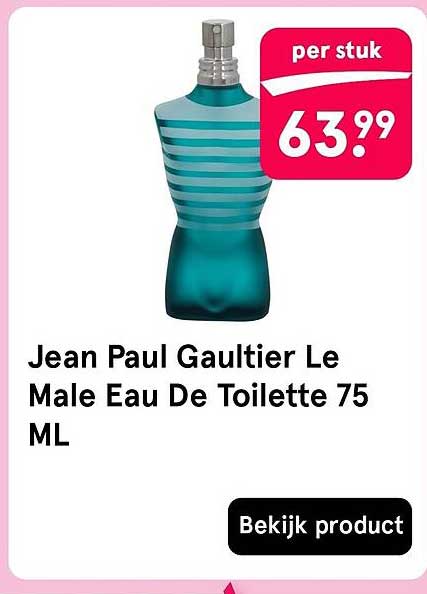 Jean Paul Gaultier Le Male Eau De Toilette 75 ML