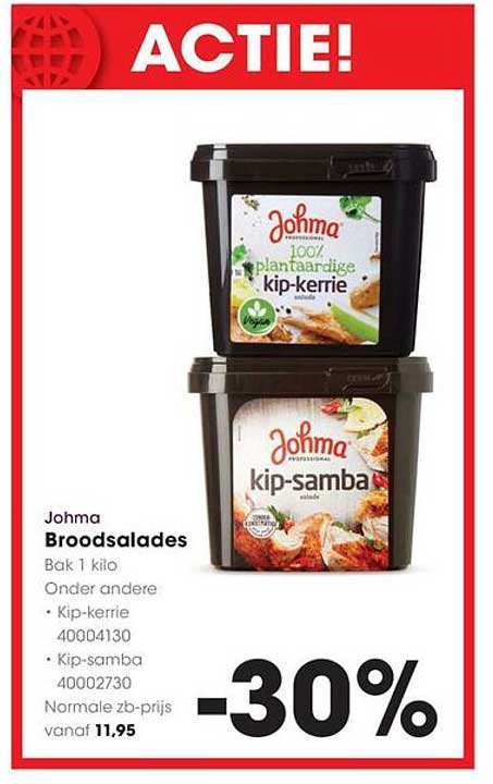 Johma Broodsalades -30%