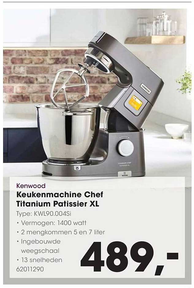 Kenwood Keukenmachine Chef Titanium Patissier XL