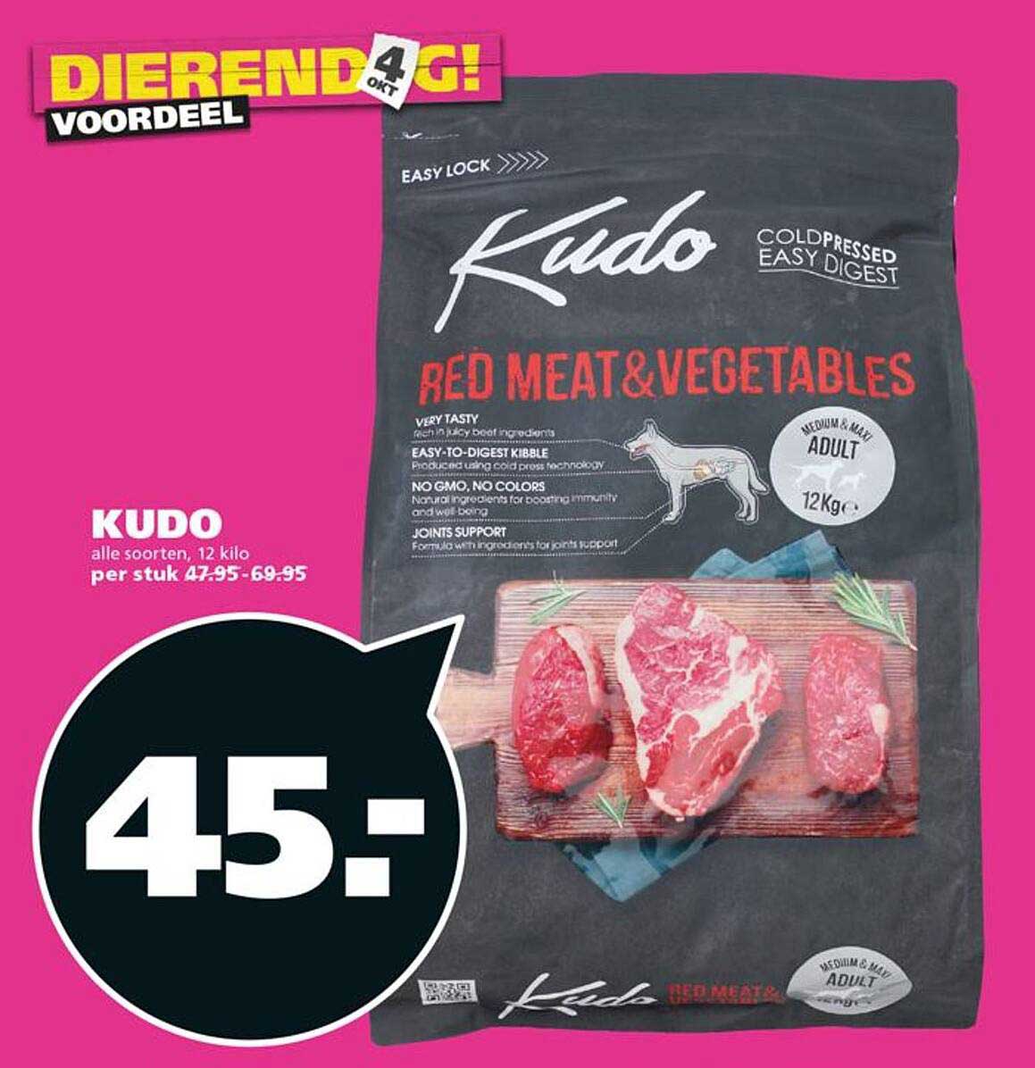KUDO alle soorten, 12 kilo