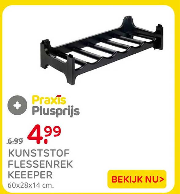 KUNSTSTOF FLESSENREK KEEPER