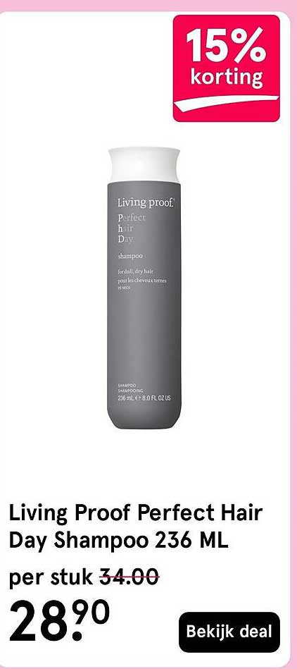 Living Proof Perfect Hair Day Shampoo 236 ML 15% korting