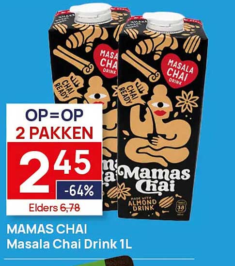 Mamas Chai Masala Chai Drink 1L