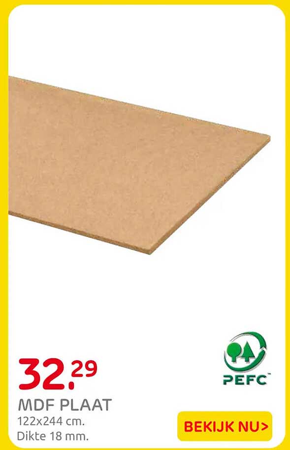 MDF PLAAT