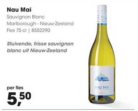 Nau Mai Sauvignon Blanc Marlborough - Nieuw-Zeeland