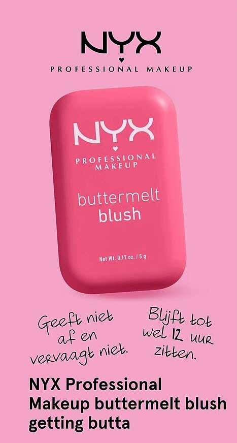 NYX Professional Makeup buttermelt blush getting butta