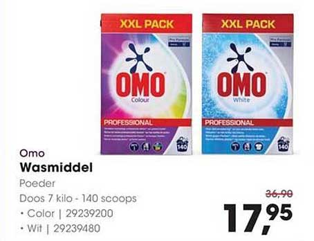 Omo Wasmiddel Poeder Doos 7 kilo - 140 scoops