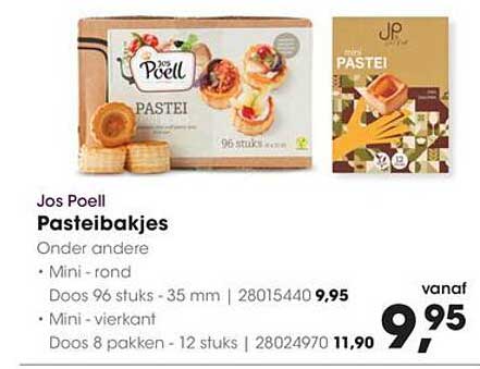 Pasteibakjes