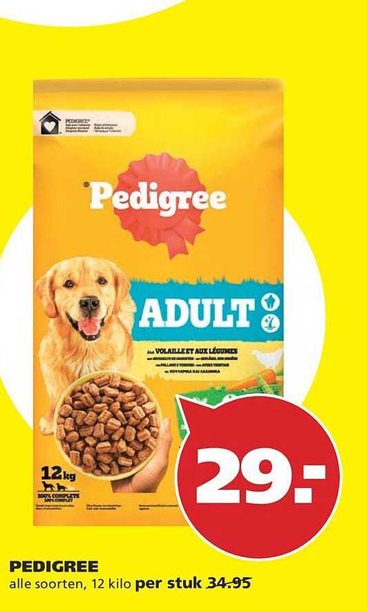 PEDIGREE alle soorten, 12 kilo per stuk