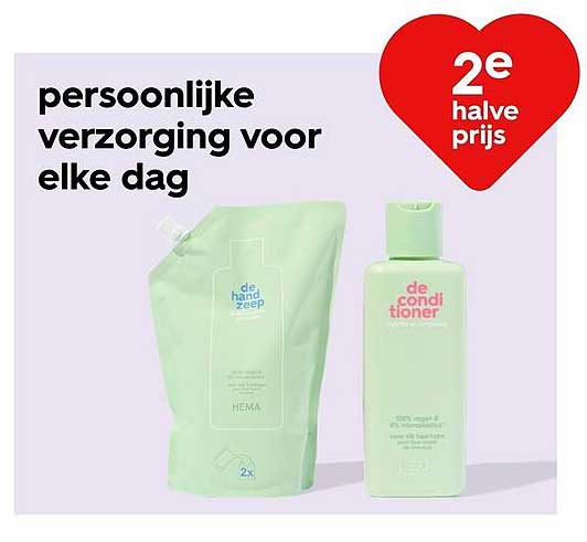 persoonlijke verzorging voor elke dag 2e halve prijs