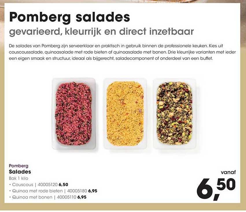 Pomberg salades